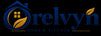 Orelvyn Home & Kitchen logo with house and leaf design