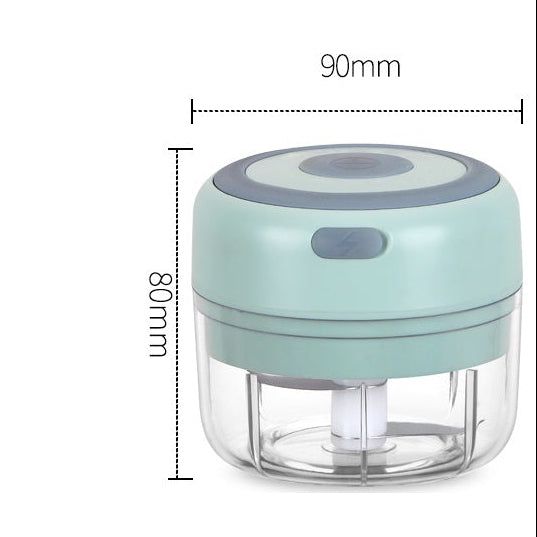 Easy-to-clean mini garlic and vegetable chopper