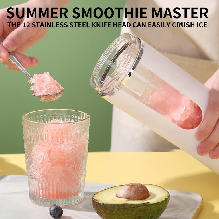 Rechargeable portable blender for work