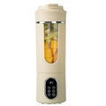 Portable blender available in white beige and light green