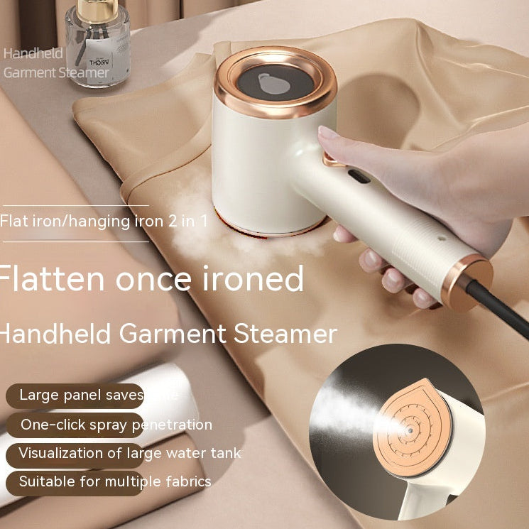 Compact portable fabric steamer for clothes