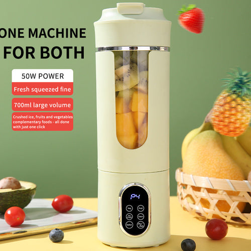 Portable rechargeable blender for smoothies and juice