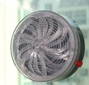 Solar mosquito zapper with blue LED light